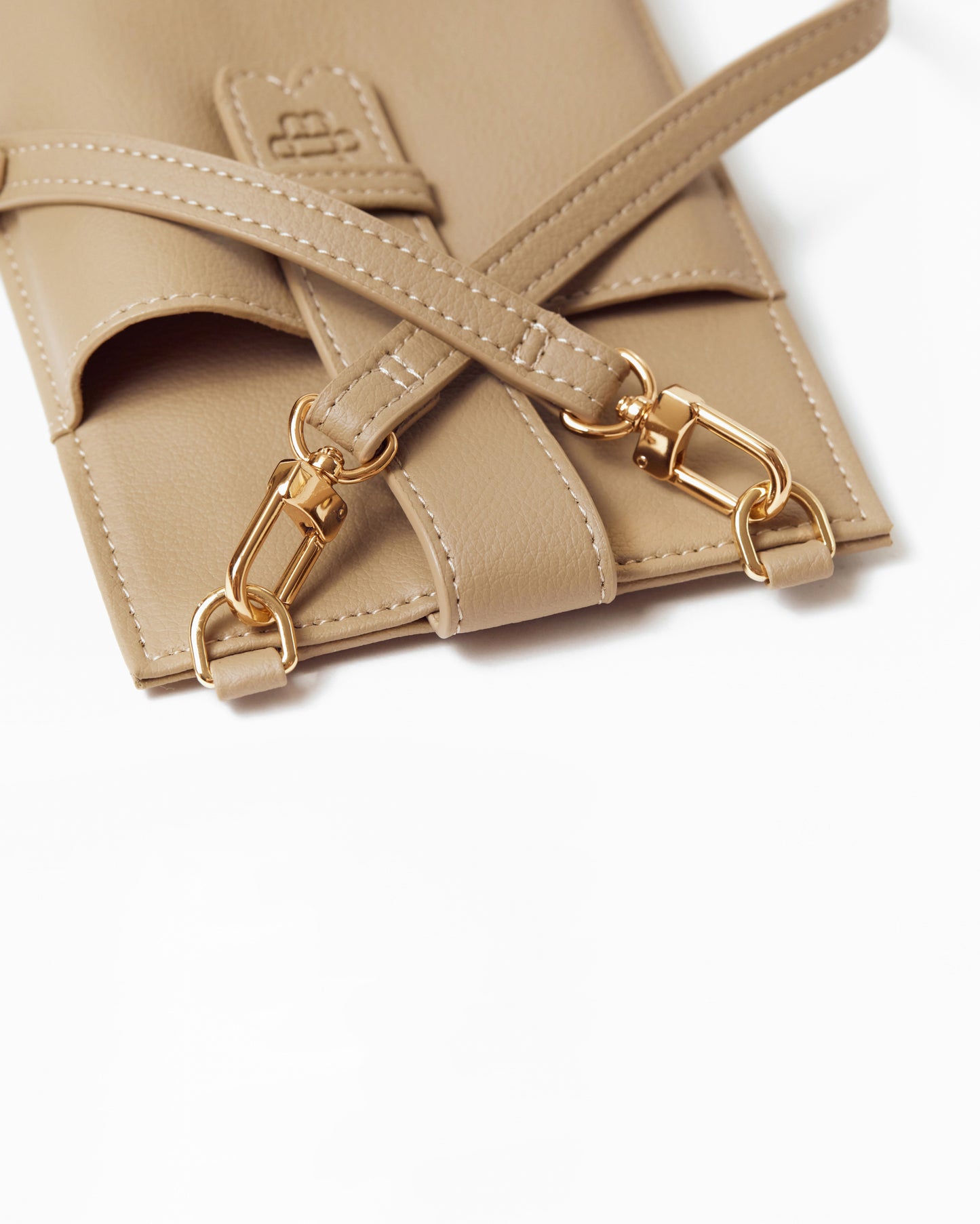 Wadi Beige Crossbody Phone wallet