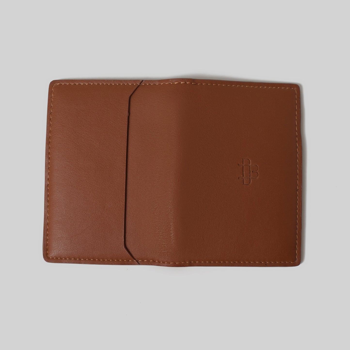 Bifold Camel mini cardholder