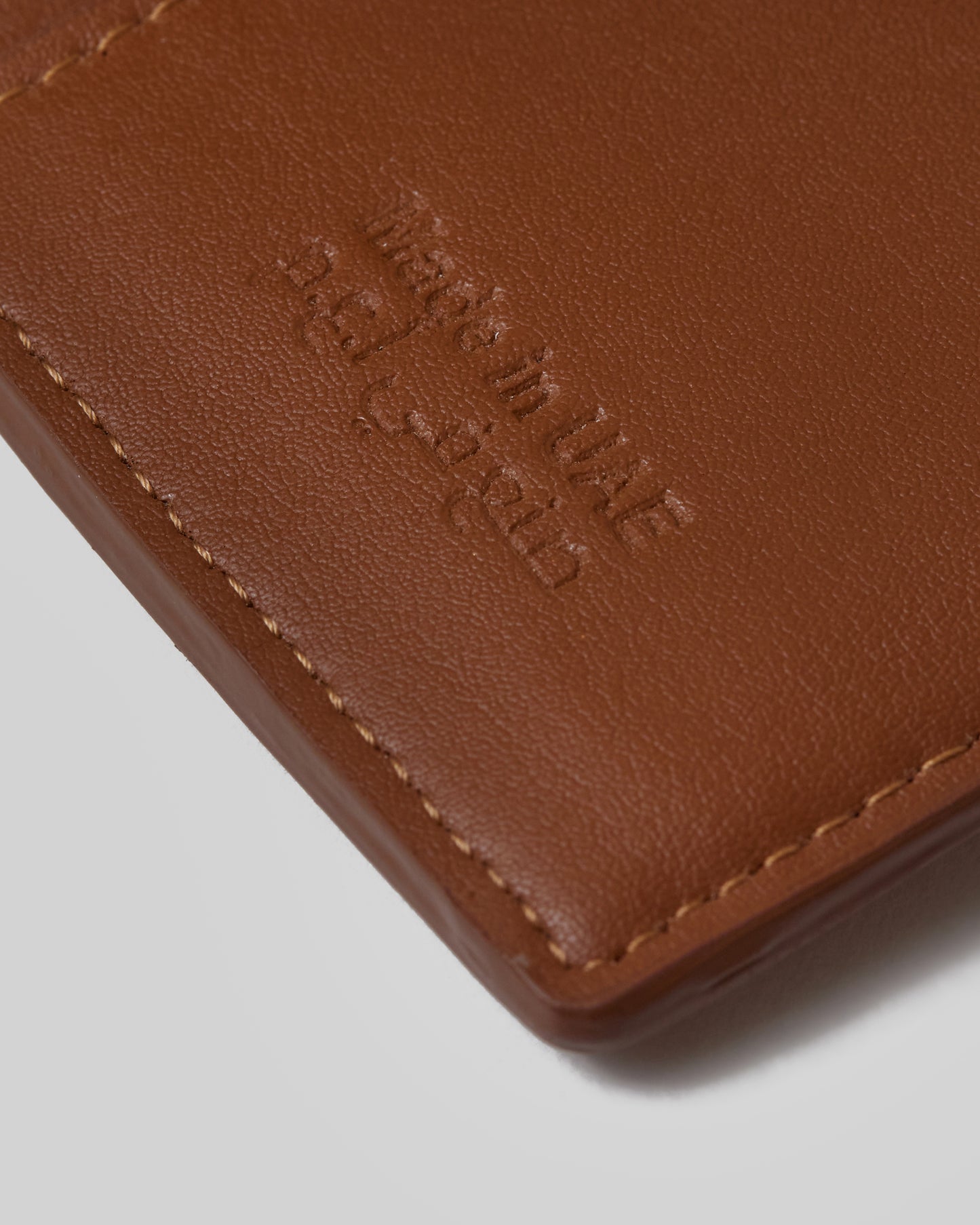 Bifold Camel mini cardholder
