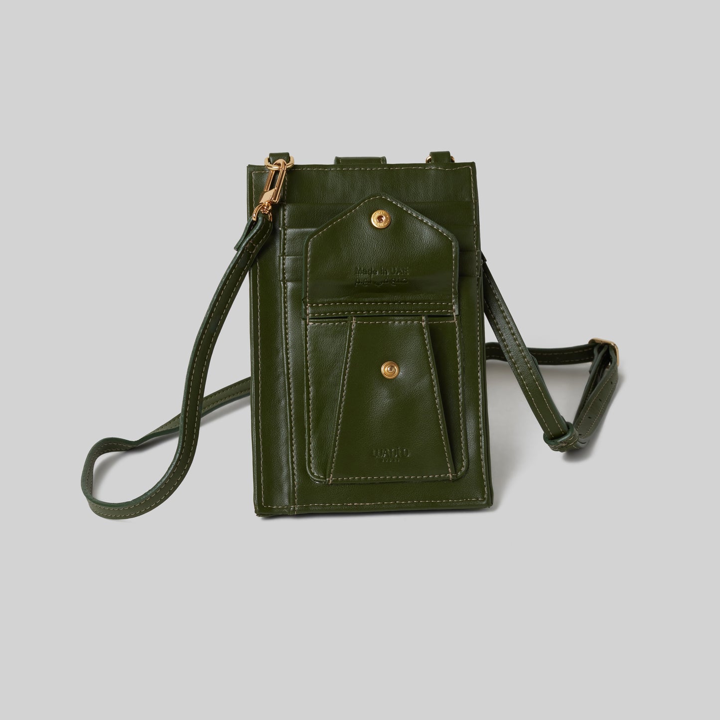 Wadi Green Crossbody Phone wallet