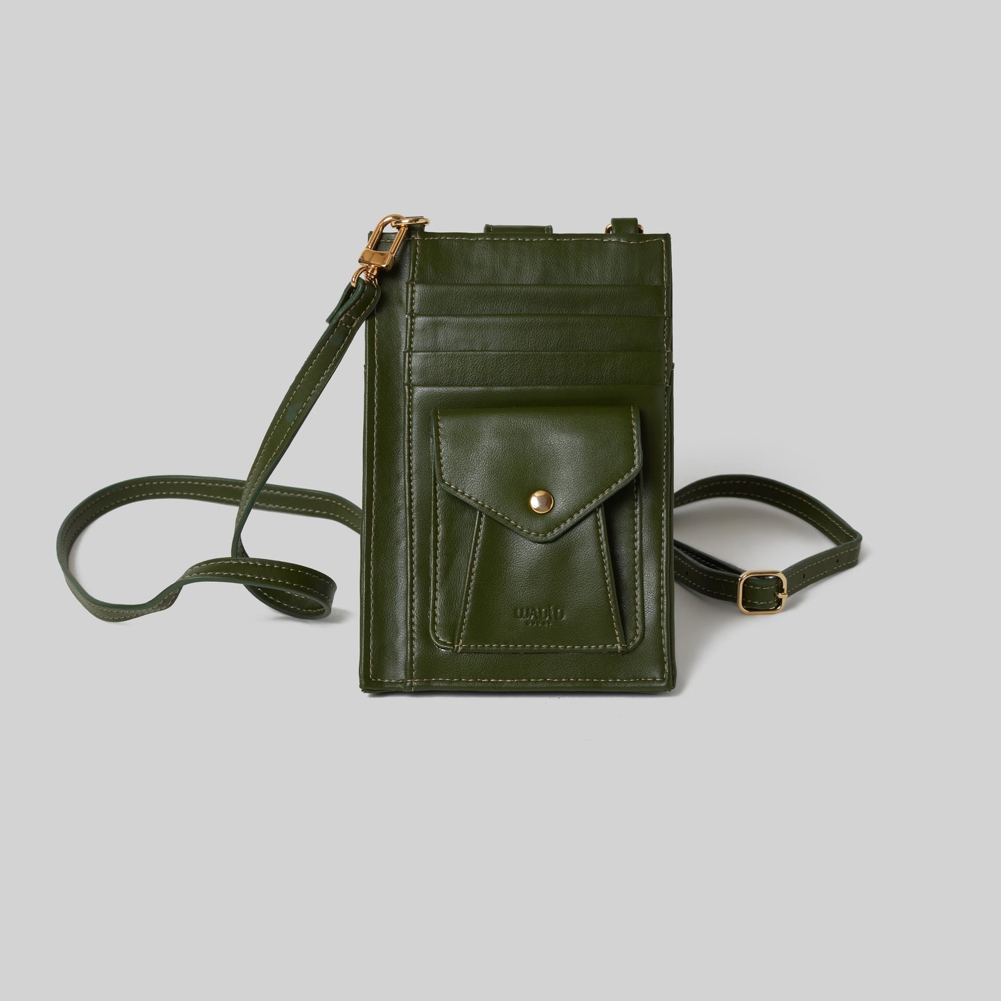 Wadi Green Crossbody Phone wallet