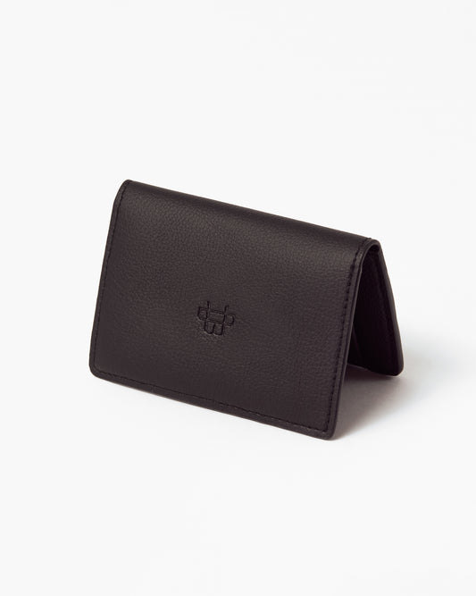 Bifold Black mini cardholder