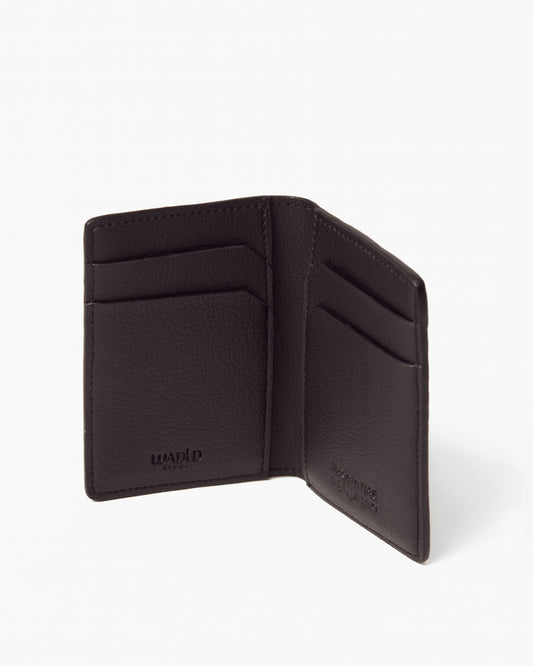 Bifold Black mini cardholder