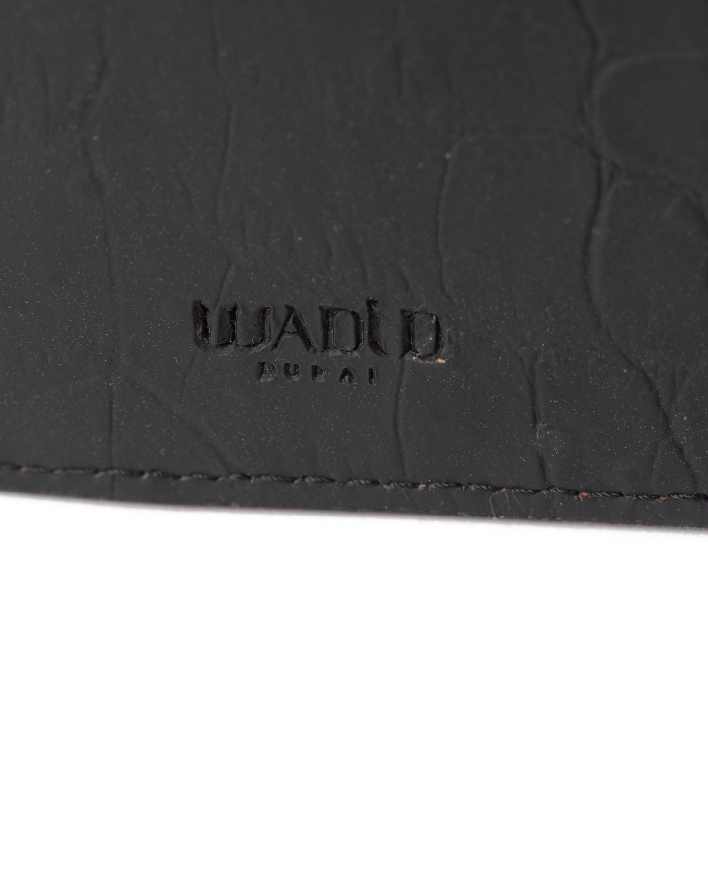 Black Croco Hamba card holder