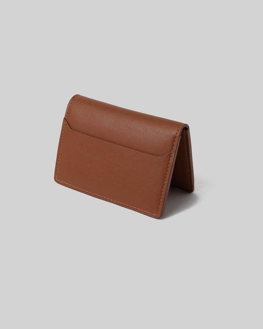 Bifold Camel mini cardholder