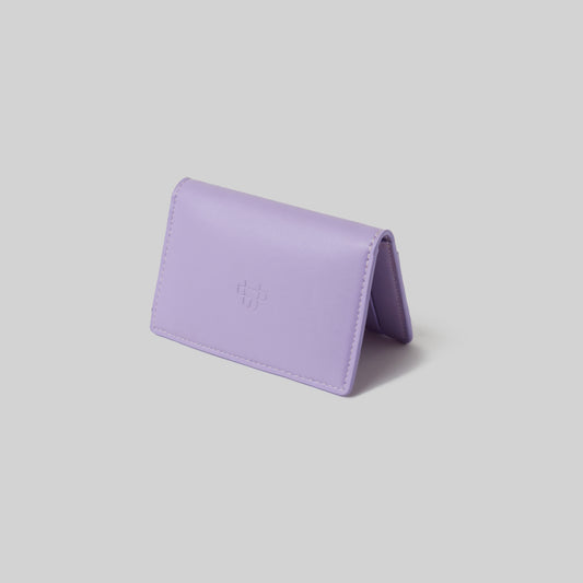 Bifold Lilac mini cardholder